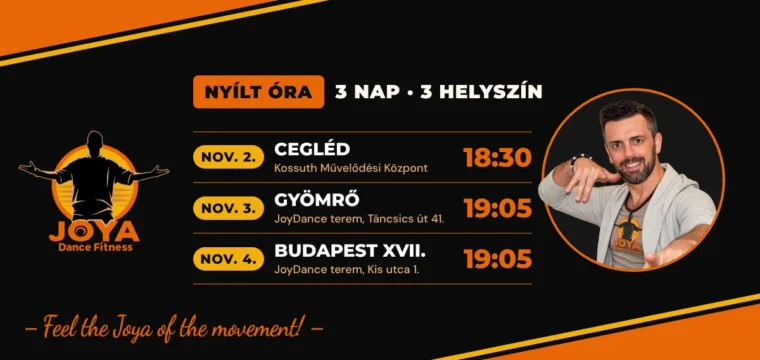 JOYA DANCE FITNESS NYÍLT ÓRA